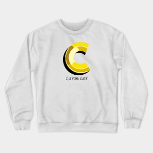 c Initial Crewneck Sweatshirt